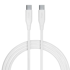 Kabel Allity AUC-02 USB-C/USB-C 2m 60W, bílá