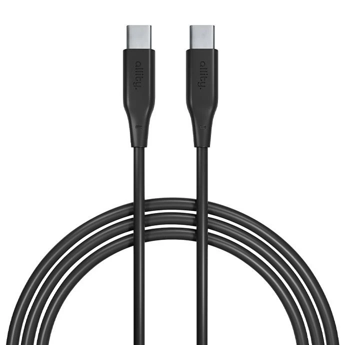 Kabel Allity AUC-02 USB-C/USB-C 2m 60W, černá