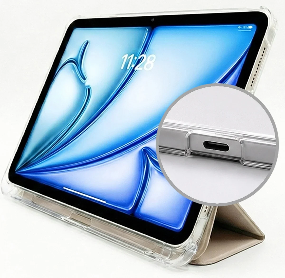 3mk ochranné pouzdro Hardy TabCase pro Apple iPad Air 11 (M2/M3/M4) (11"), starlight