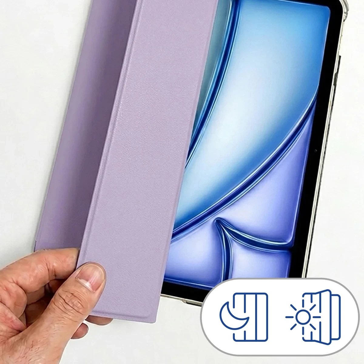 3mk ochranné pouzdro Hardy TabCase pro Apple iPad Air 11 (M2/M3/M4) (11"), purple
