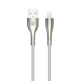 Kabel Forever Sleek USB/Lightning 1m 2,4A, bílá
