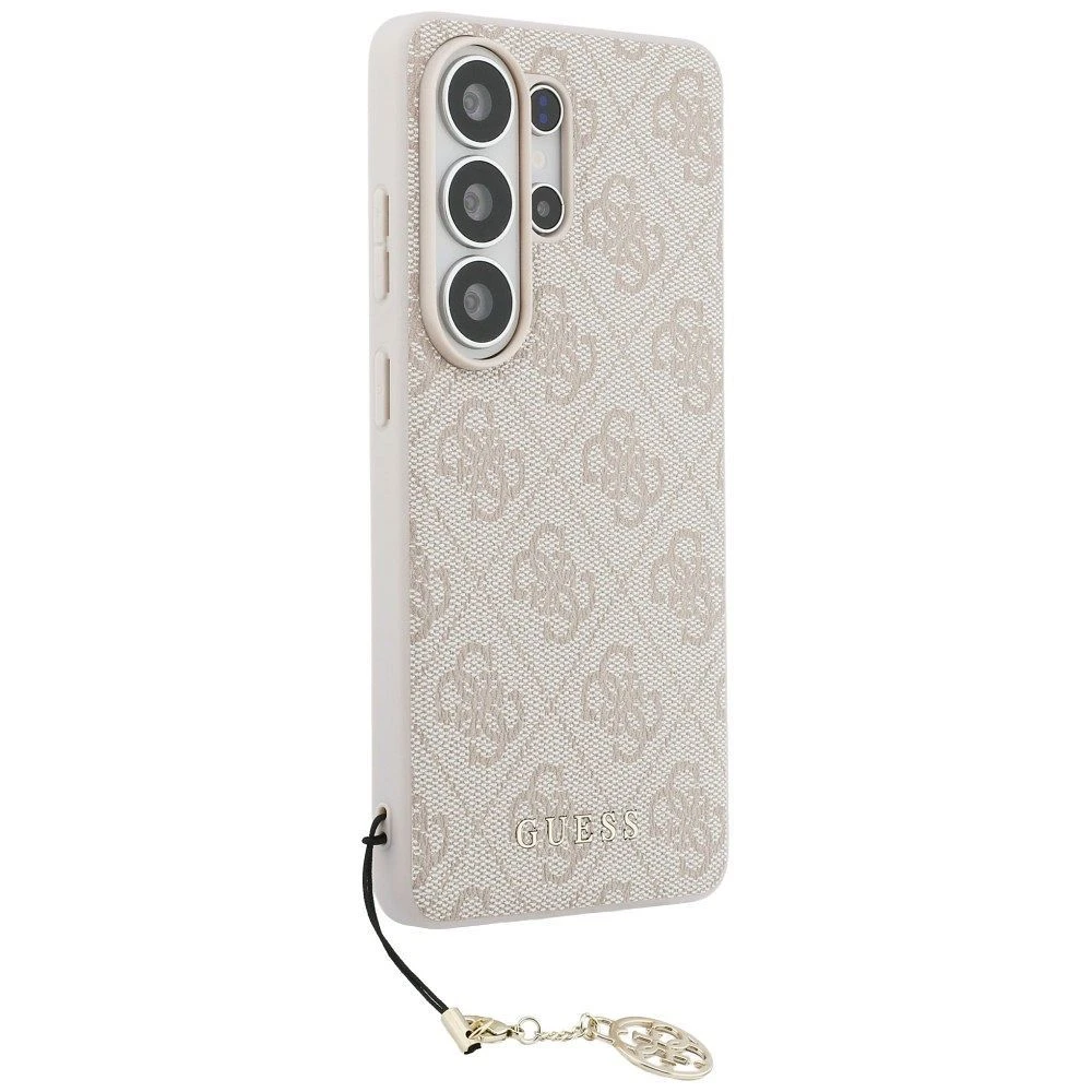GUESS case for SAMSUNG S26 Ultra GUHMS26LGF4GPI (PU 4G Classic Logo with Charm) pink