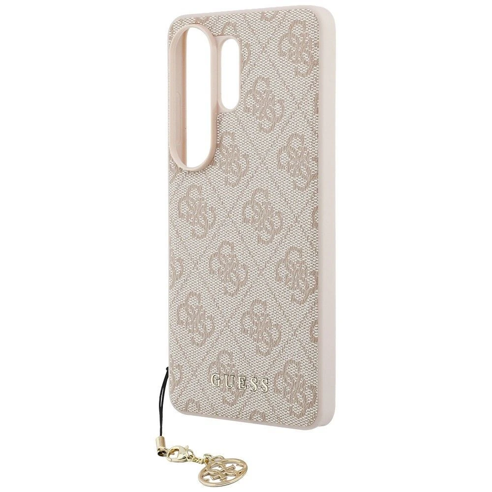 GUESS case for SAMSUNG S26 Ultra GUHMS26LGF4GPI (PU 4G Classic Logo with Charm) pink