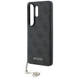 GUESS case for SAMSUNG S26 Ultra GUHMS26LGF4GGR (PU 4G Classic Logo with Charm) black