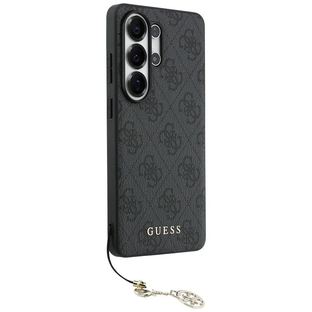 GUESS case for SAMSUNG S26 Ultra GUHMS26LGF4GGR (PU 4G Classic Logo with Charm) black