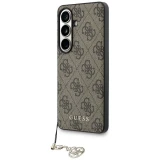 GUESS case for SAMSUNG S26 GUHMS26SGF4GBR (PU 4G Classic Logo with Charm) brown