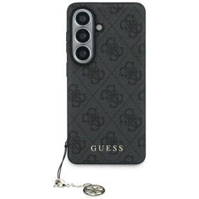 Zadní kryt Guess PU 4G Classic Logo with Charm GUHMS26SGF4GGR pro Samsung Galaxy S26, černá
