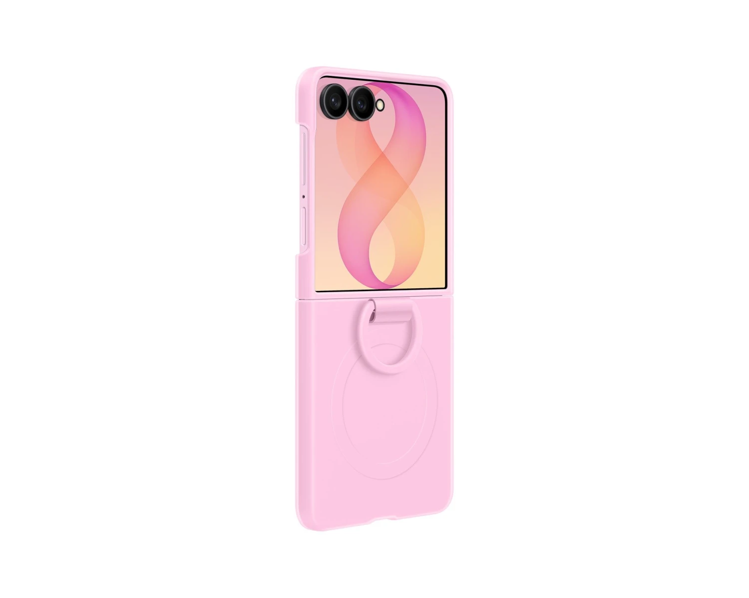 EF-EF776CVE Samsung Silikonový Magnetický Kryt s Kroužkem pro Galaxy Z Flip 8 Violet