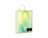 EF-EF776CGE Samsung Silikonový Magnetický Kryt s Kroužkem pro Galaxy Z Flip 8 Green