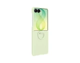 EF-EF776CGE Samsung Silikonový Magnetický Kryt s Kroužkem pro Galaxy Z Flip 8 Green