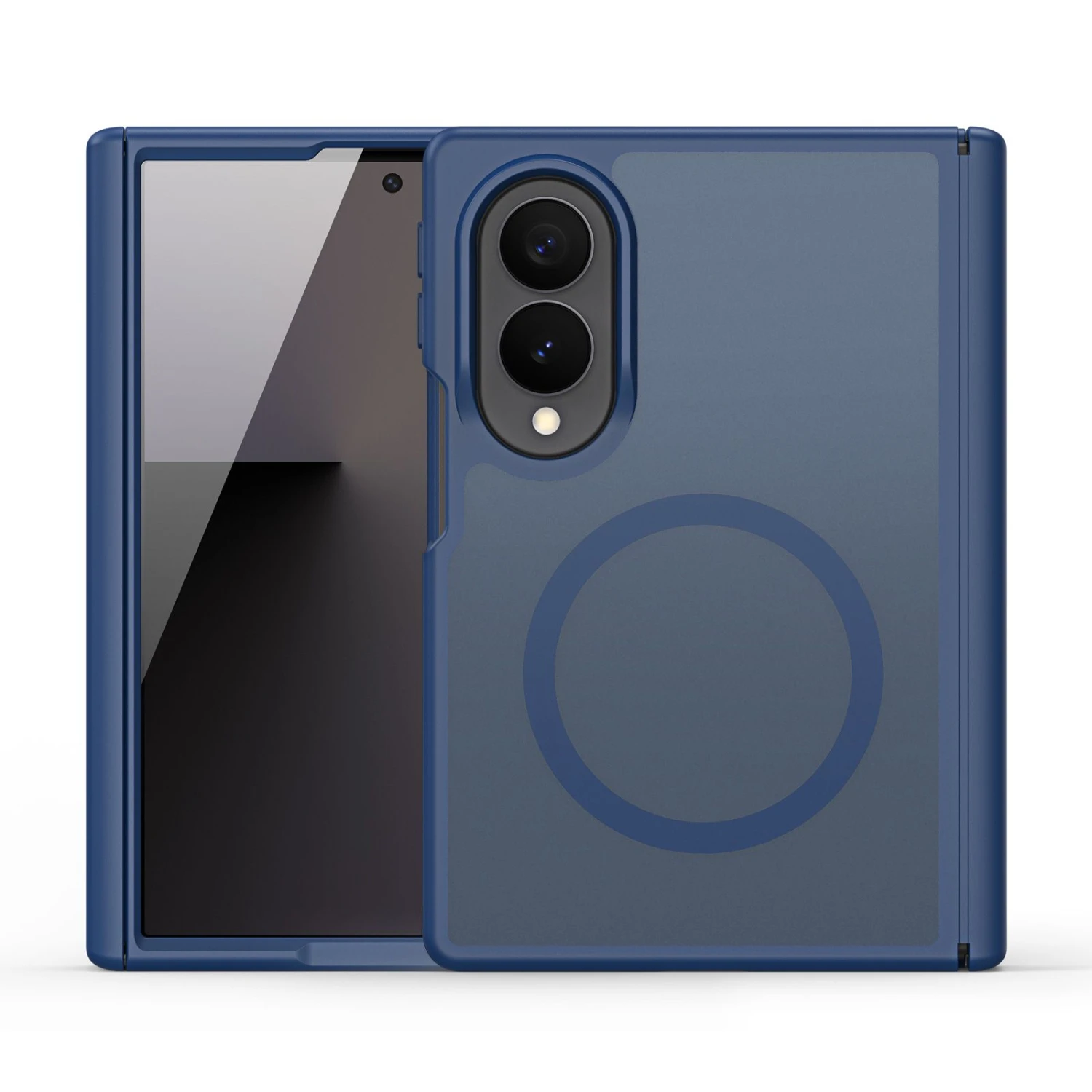 DUX DUCIS case YIND compatible with MagSafe for SAMSUNG Z Fold 8 Wide dark blue
