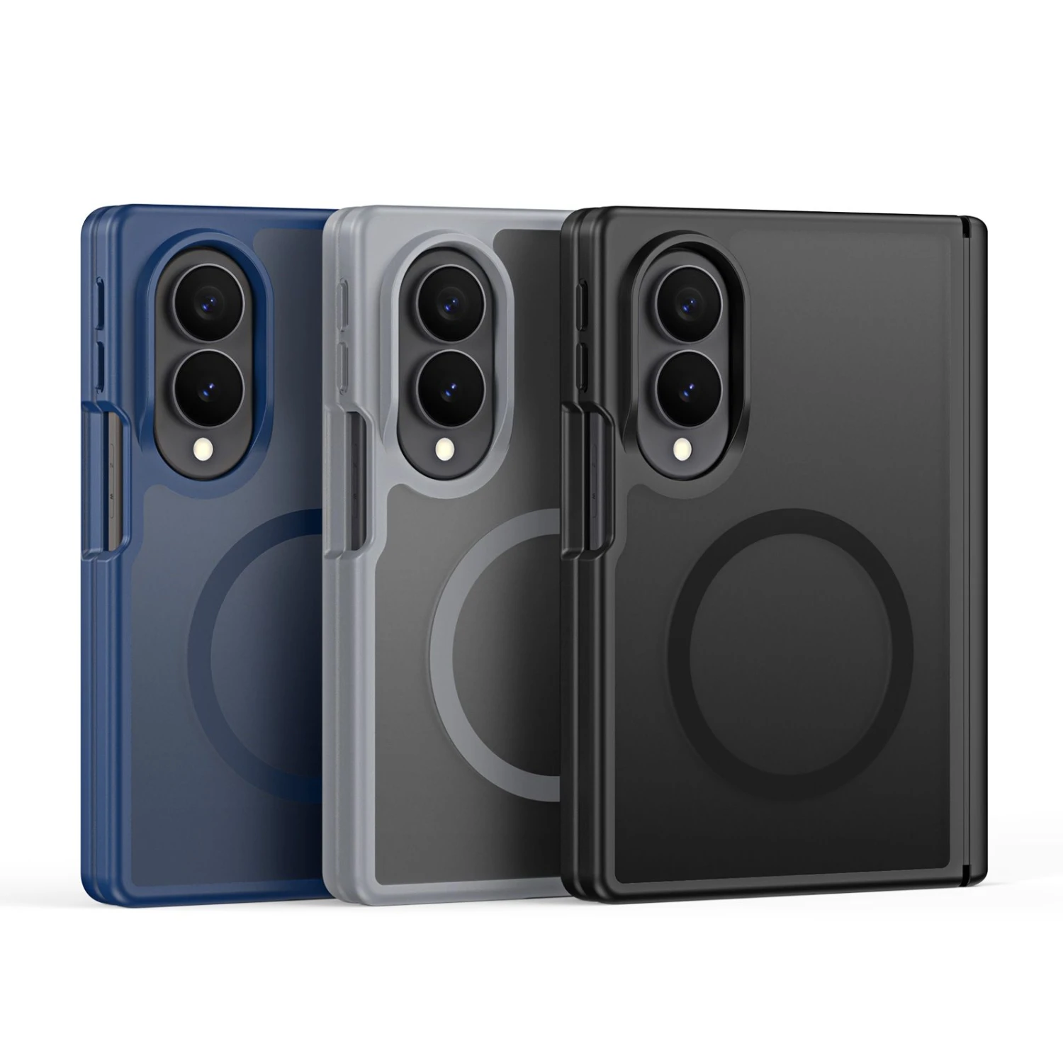 DUX DUCIS case YIND compatible with MagSafe for SAMSUNG Z Fold 8 Wide dark blue