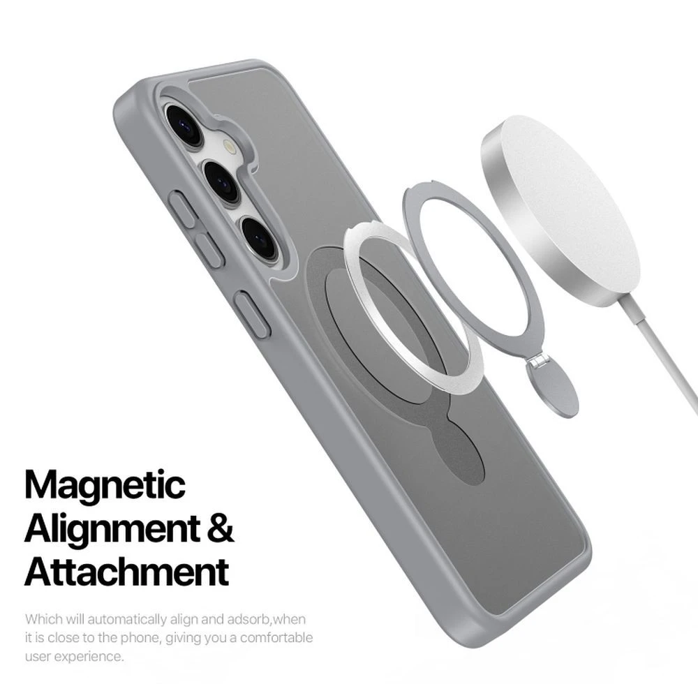 DUX DUCIS case YIND comptible with MagSafe for SAMSUNG S25 Plus grey