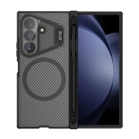 Zadní kryt Nillkin CamShield Prop Magnetic Pen Slot pro Samsung Galaxy Z Fold8 Ultra, transparentní černá