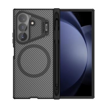 Zadní kryt Nillkin CamShield Prop Magnetic Pen Slot pro Samsung Galaxy Z Fold8 Ultra, transparentní černá