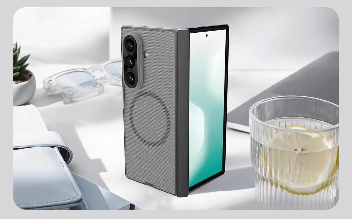 Nillkin Super Frosted FOLD Magnetic Zadní Kryt pro Samsung Galaxy Z Fold 8 Ultra Black