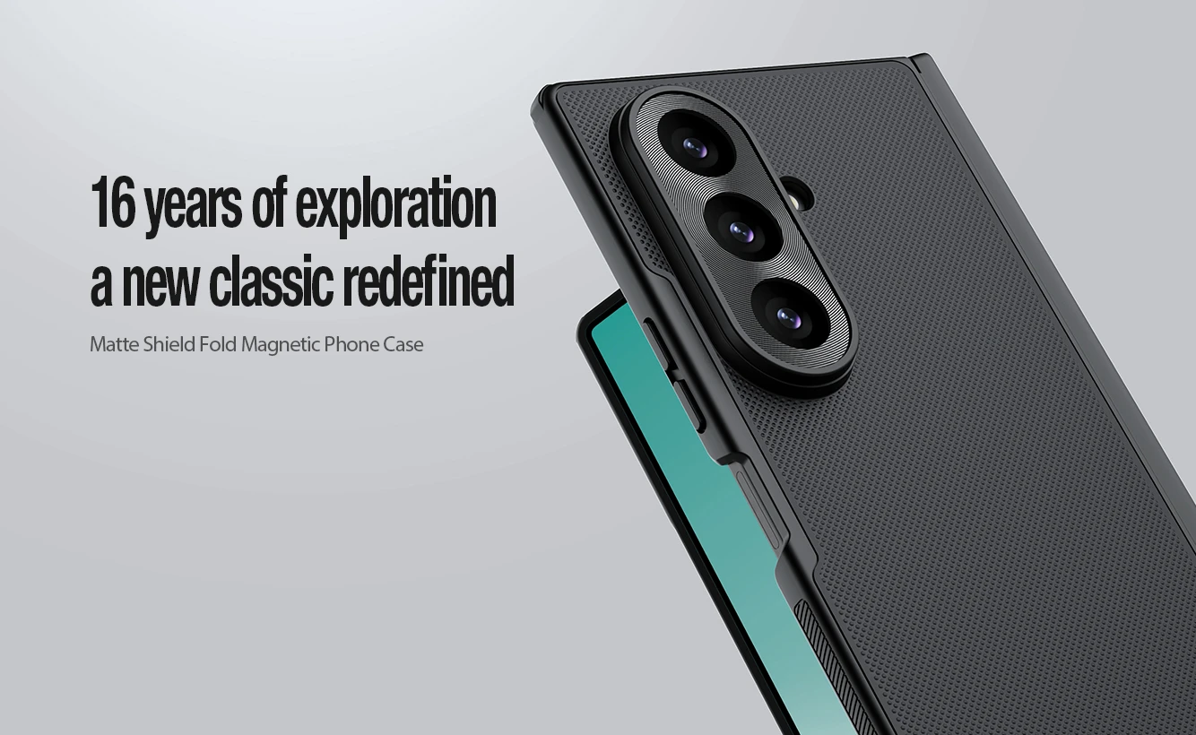 Nillkin Super Frosted FOLD Magnetic Zadní Kryt pro Samsung Galaxy Z Fold 8 Ultra Black