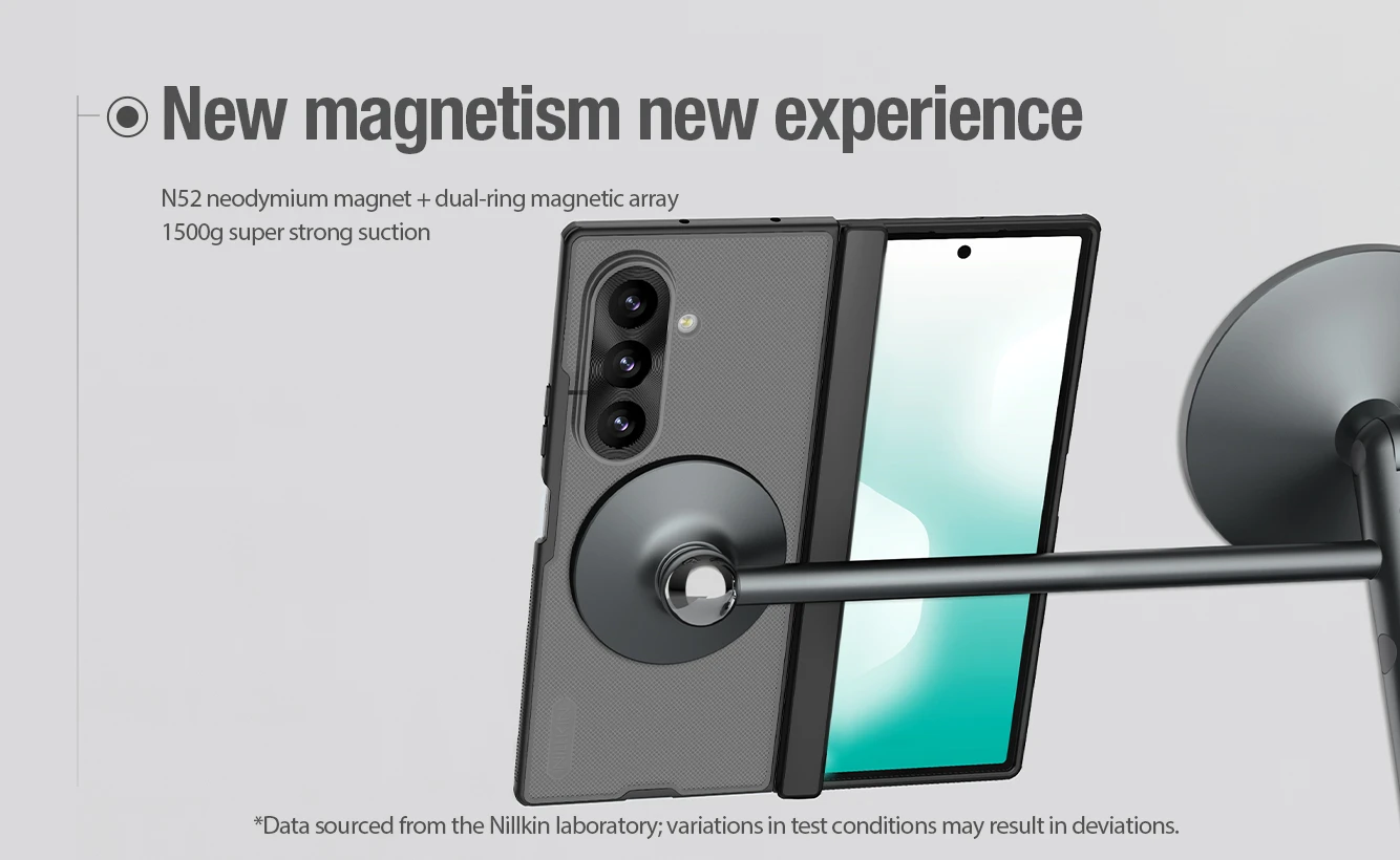 Nillkin Super Frosted FOLD Magnetic Zadní Kryt pro Samsung Galaxy Z Fold 8 Ultra Black
