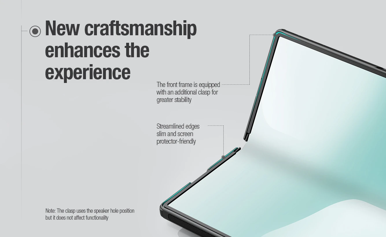 Nillkin Super Frosted FOLD Magnetic Zadní Kryt pro Samsung Galaxy Z Fold 8 Ultra Black