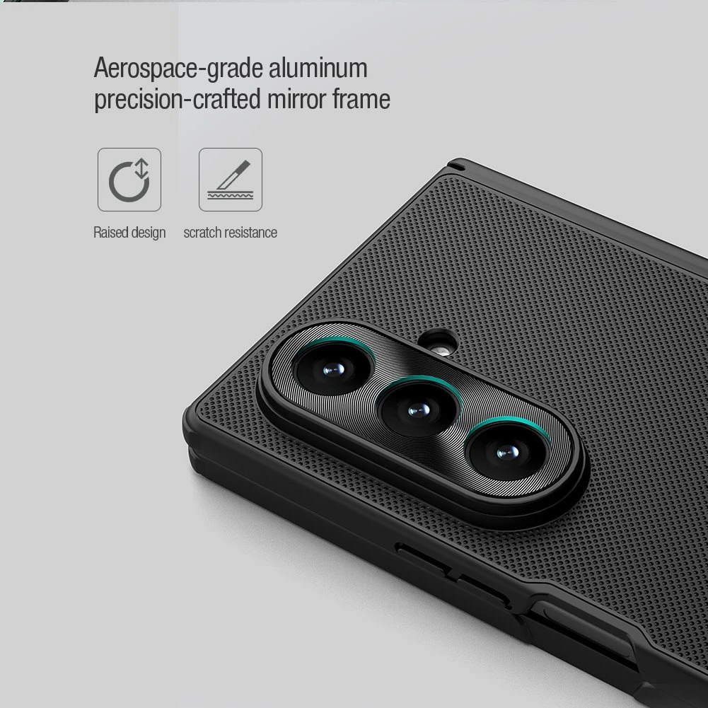 Nillkin Super Frosted FOLD Magnetic Zadní Kryt pro Samsung Galaxy Z Fold 7 Black