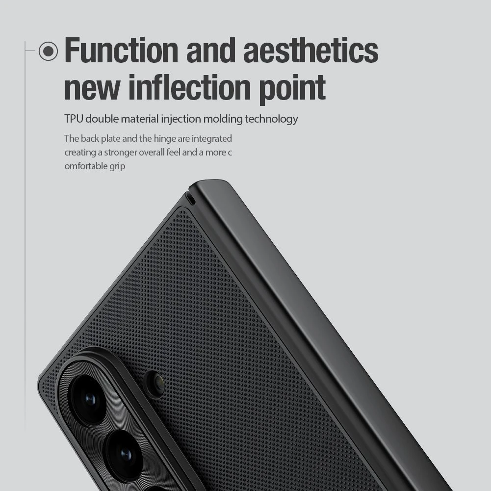 Nillkin Super Frosted FOLD Magnetic Zadní Kryt pro Samsung Galaxy Z Fold 7 Black