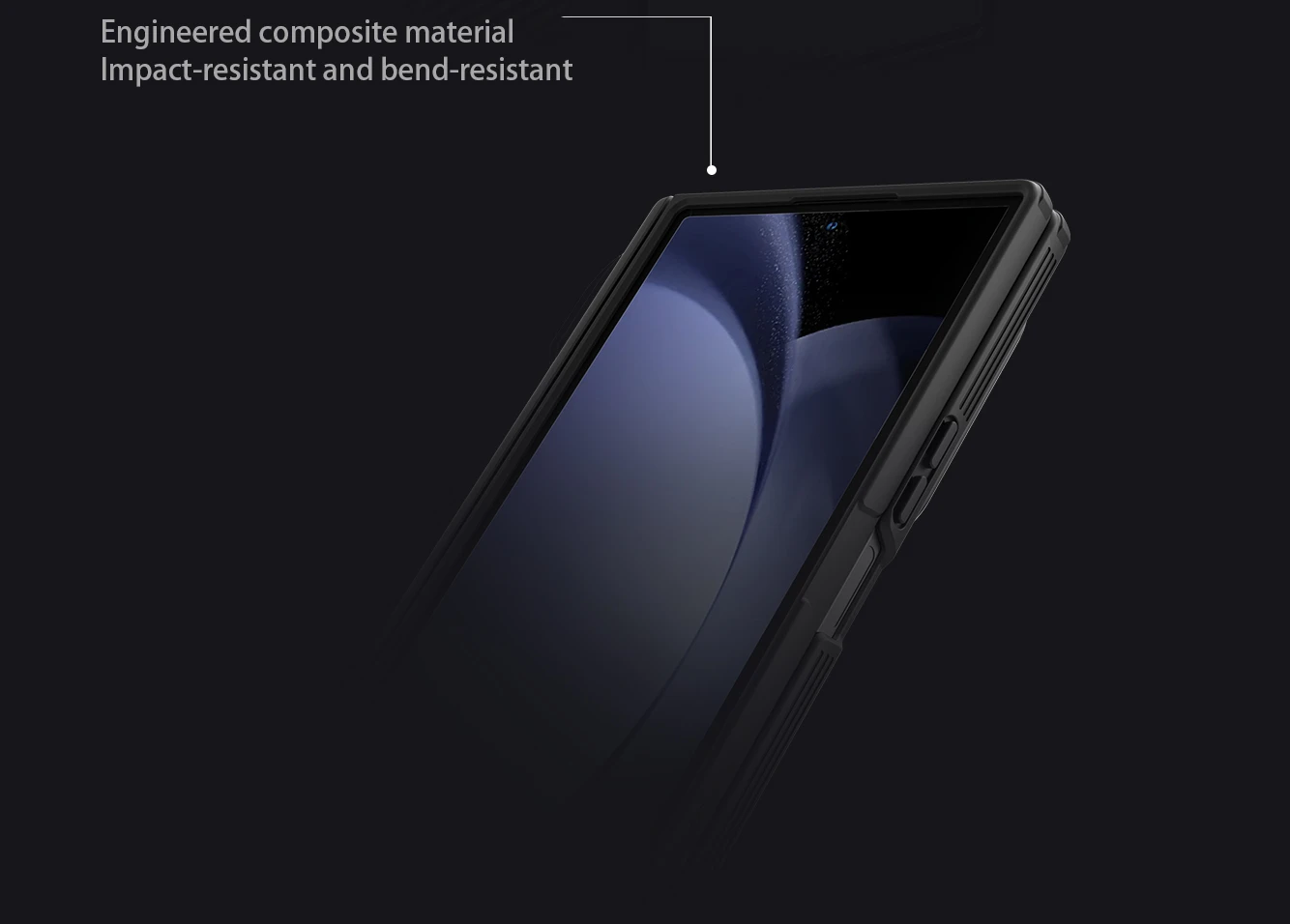 Nillkin CamShield Prop Magnetic (Transparent Lens) Zadní Kryt pro Samsung Galaxy Z Fold 8 Ultra Black