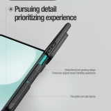 Nillkin Super Frosted FOLD Magnetic Pen Slot Zadní Kryt pro Samsung Galaxy Z Fold 8 Ultra Black