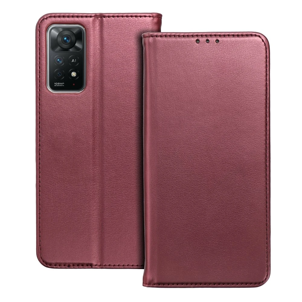 Flip case for Motorola EDGE 70 Smart Magneto burgundy
