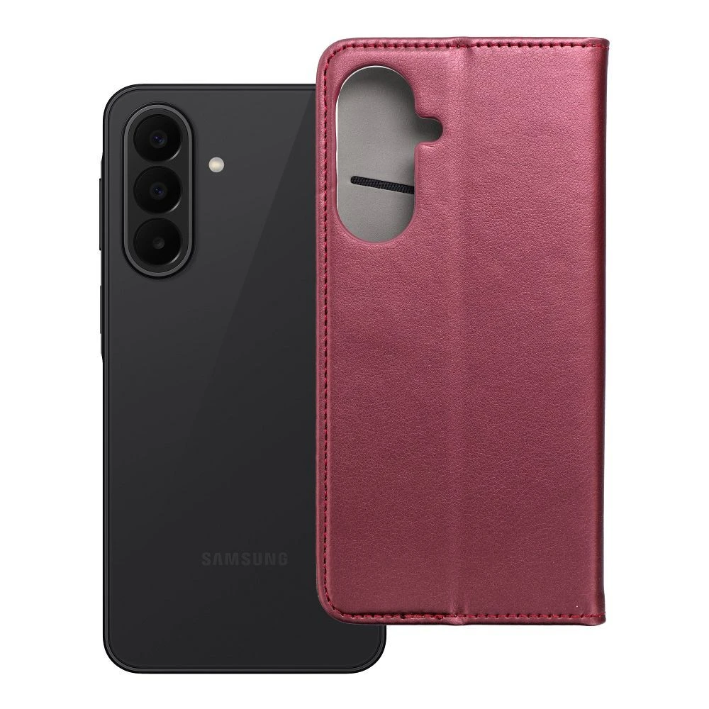 Flipové pouzdro Smart Magneto pro Samsung Galaxy A27 5G, vínová