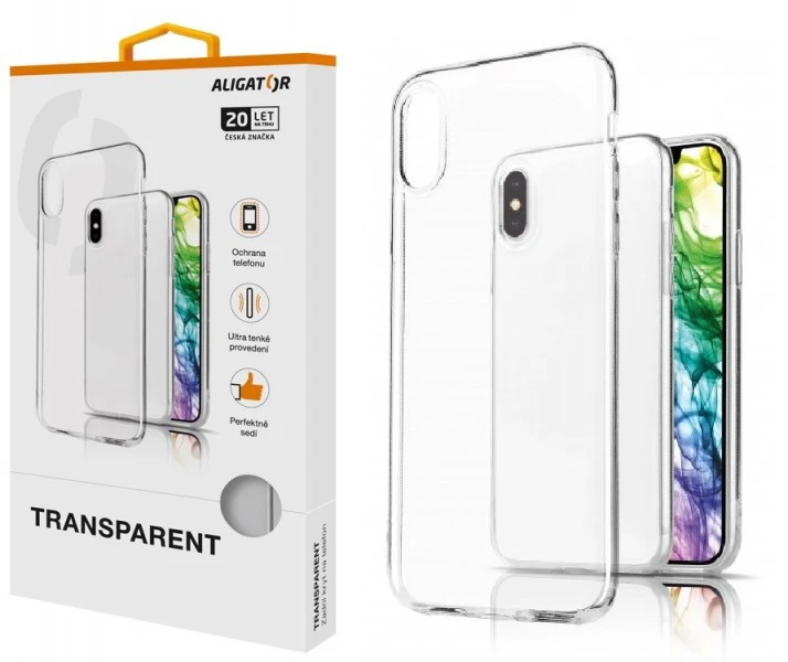 Silikonové pouzdro TRANSPARENT ALIGATOR pro Apple iPhone 18 Pro Max