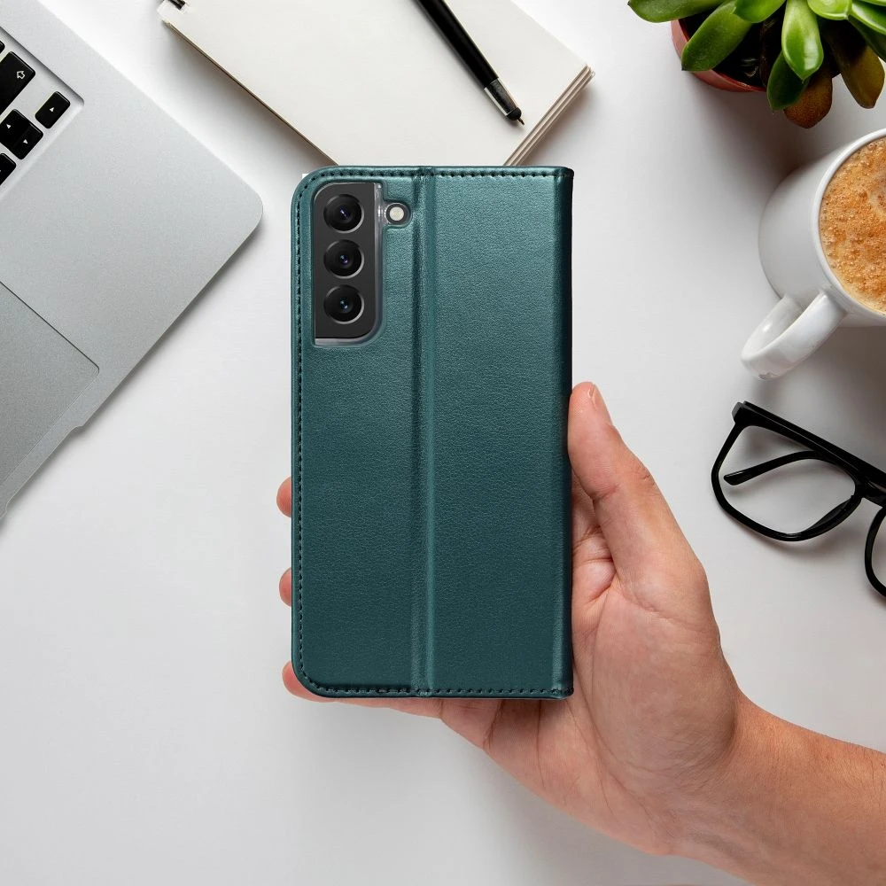 Flip case for Samsung S26 FE Smart Magneto dark green