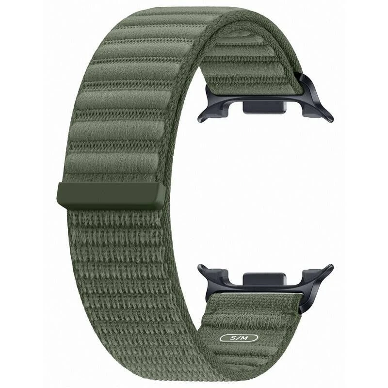 Látkový řemínek Samsung velikost S/M pro Samsung Galaxy Watch9 ET-SVL32SGEGEU, zelená