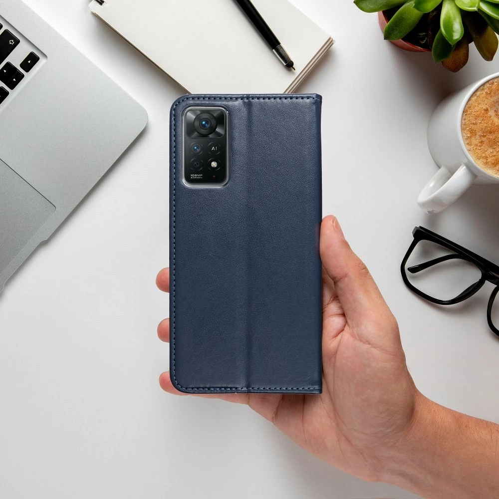 Flip case for Honor 600 PRO Smart Magneto navy blue