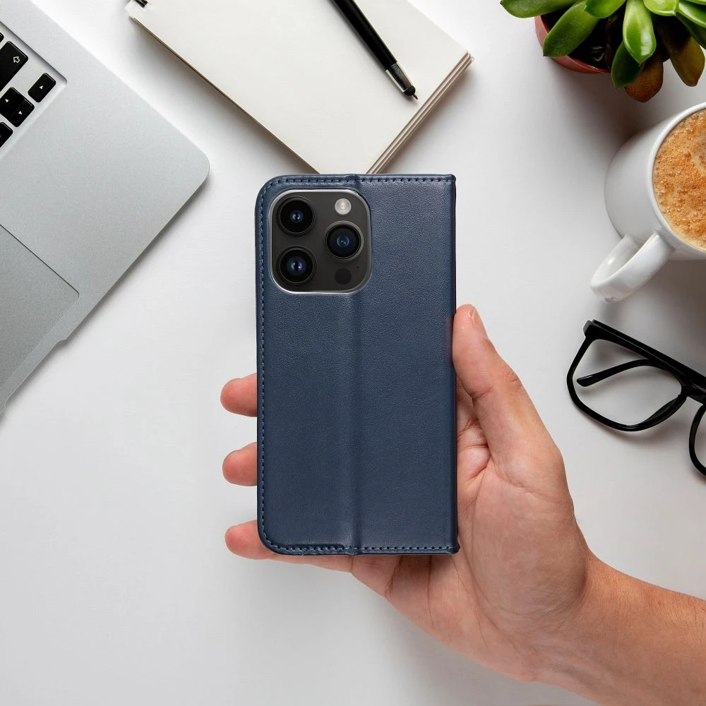 Flip case for Xiaomi Redmi 17C Smart Magneto navy blue