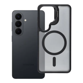 Zadní kryt Forcell F-Protect Shadow Stand Premium compatible with MagSafe pro Samsung Galaxy S26, černá