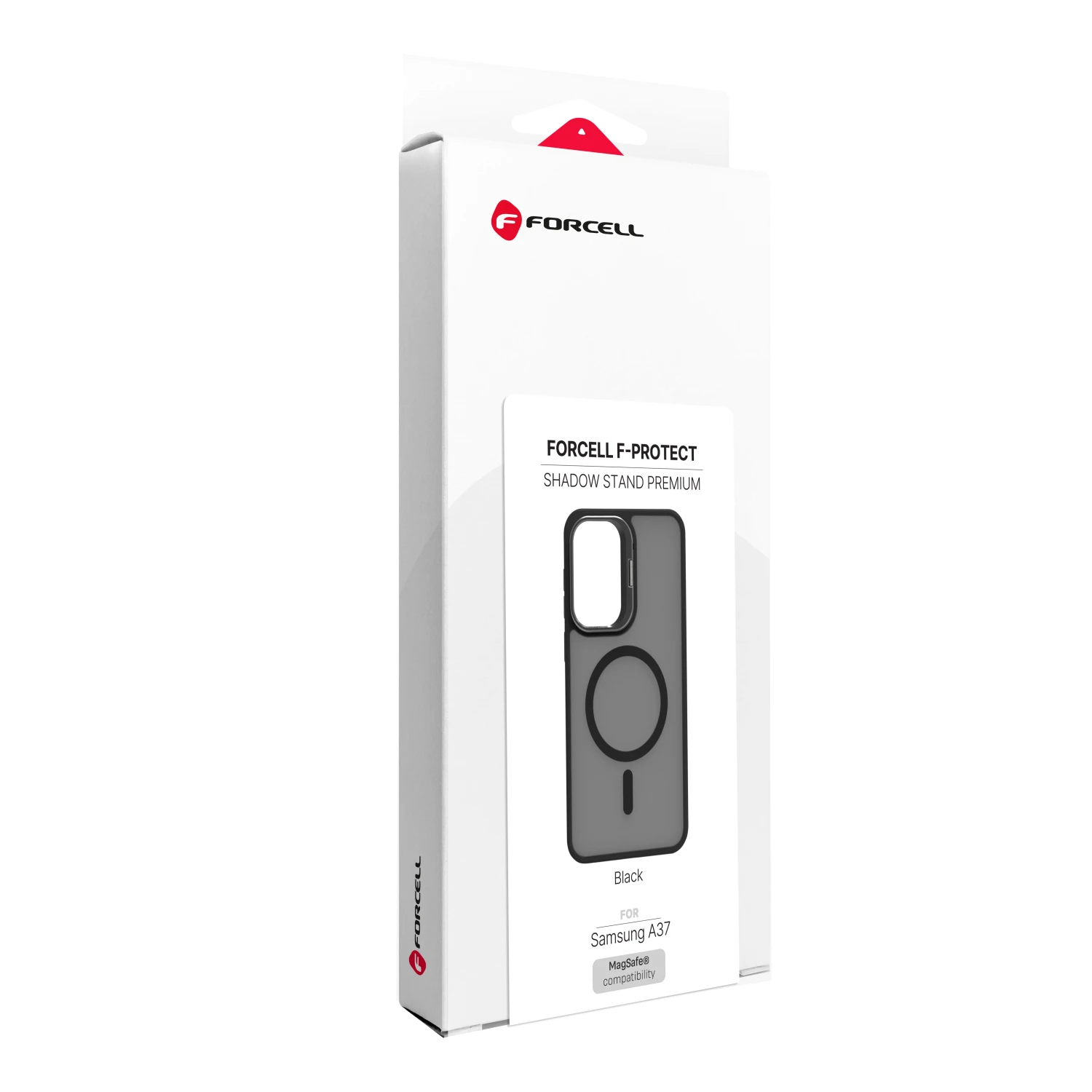 Case for Samsung A37 Forcell F-Protect Shadow Stand Premium compatible with MagSafe black