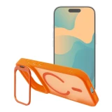 Case for iPhone 17 Pro Max / 18 Pro Max Forcell F-Protect Shadow Stand Premium compatible with MagSafe orange