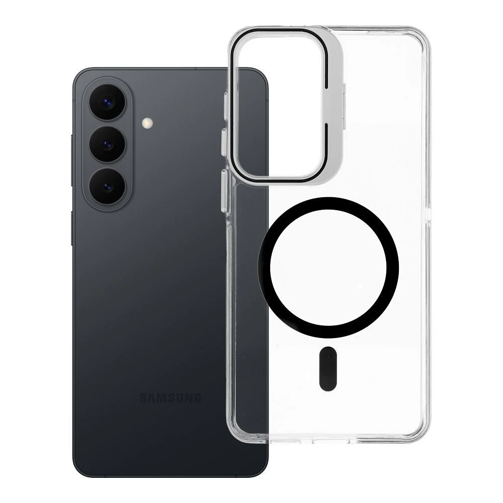 Case for Samsung S26 PLUS Lens Mag Cover compatible with MagSafe black