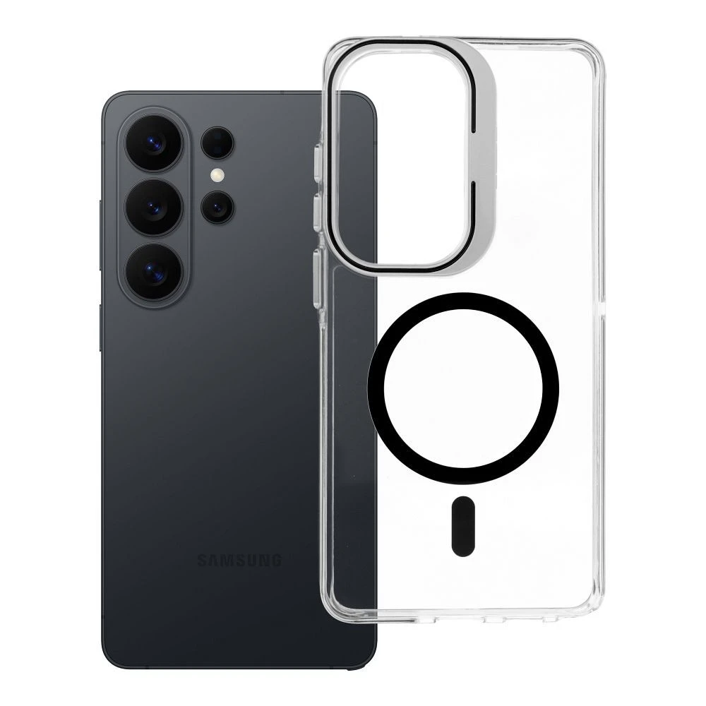 Case for Samsung S26 ULTRA Lens Mag Cover compatible with MagSafe black