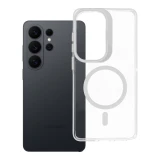 Case for Samsung S26 ULTRA Lens Mag Cover compatible with MagSafe white
