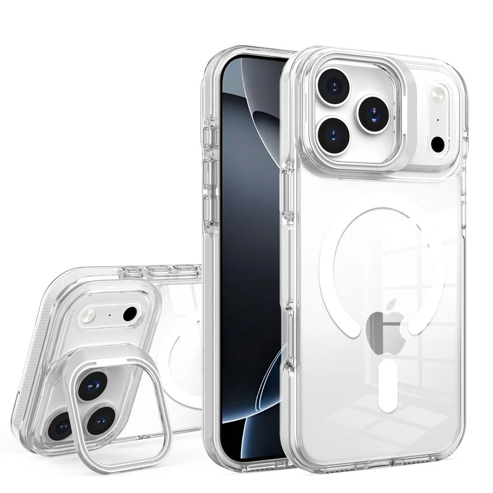Case for Samsung S26 ULTRA Lens Mag Cover compatible with MagSafe white