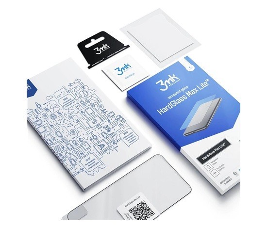 Tvrzené sklo 3mk HardGlass Max Lite pro Xiaomi 17 / 17 Pro, černá