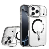 Case for iPhone 17 Pro Max / 18 Pro Max (low camera edge) Lens Mag Cover compatible wth MagSafe black