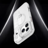 Case for iPhone 15 PRO Lens Mag Cover compatible with MagSafe white