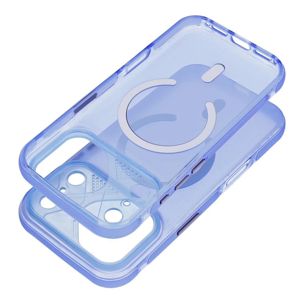 Case for iPhone 15 Aurora compatible with MagSafe blue