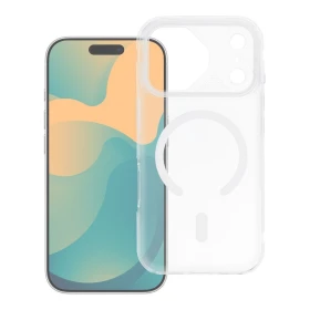 Zadní kryt Aurora compatible with MagSafe pro Apple iPhone 15, bílá