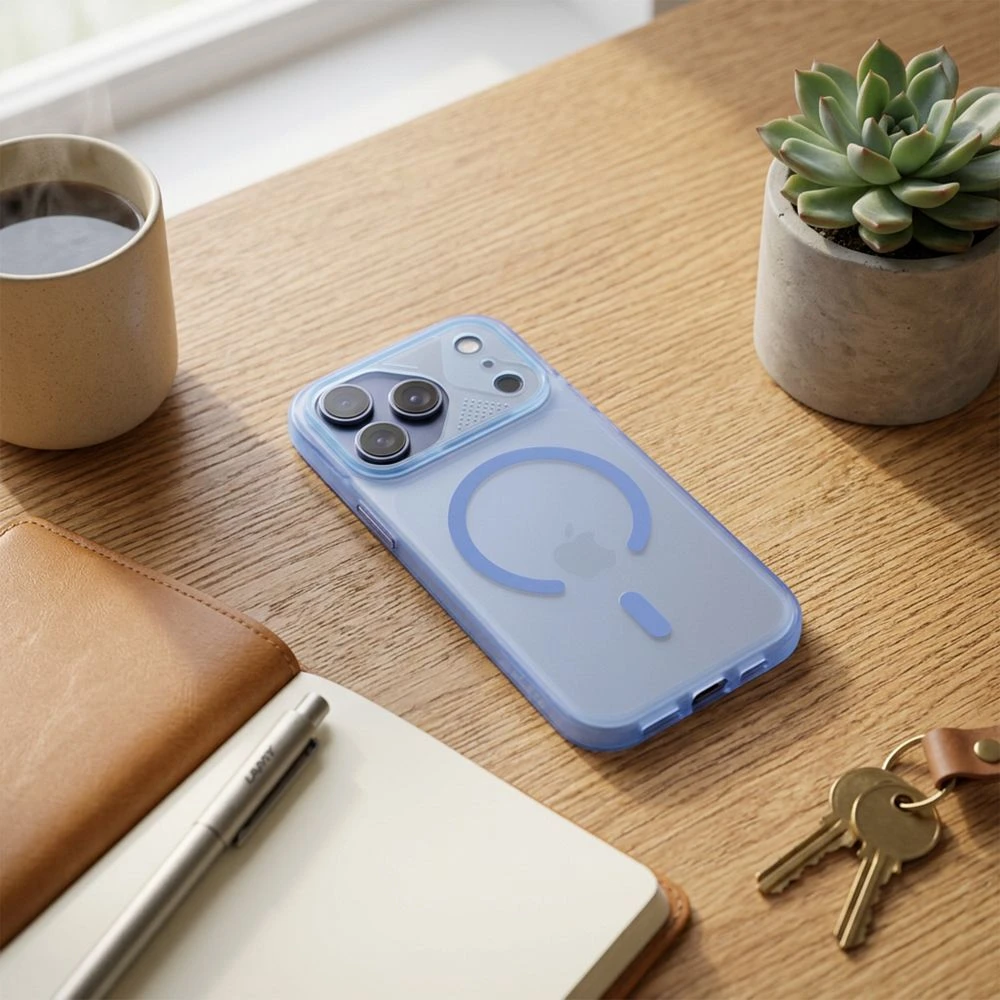 Case for iPhone 17 PRO Aurora compatible with MagSafe blue