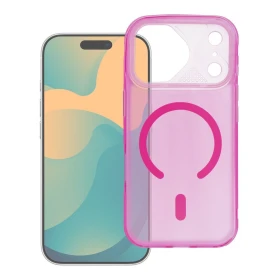 Zadní kryt Aurora compatible with MagSafe pro Apple iPhone 16 Pro, růžová