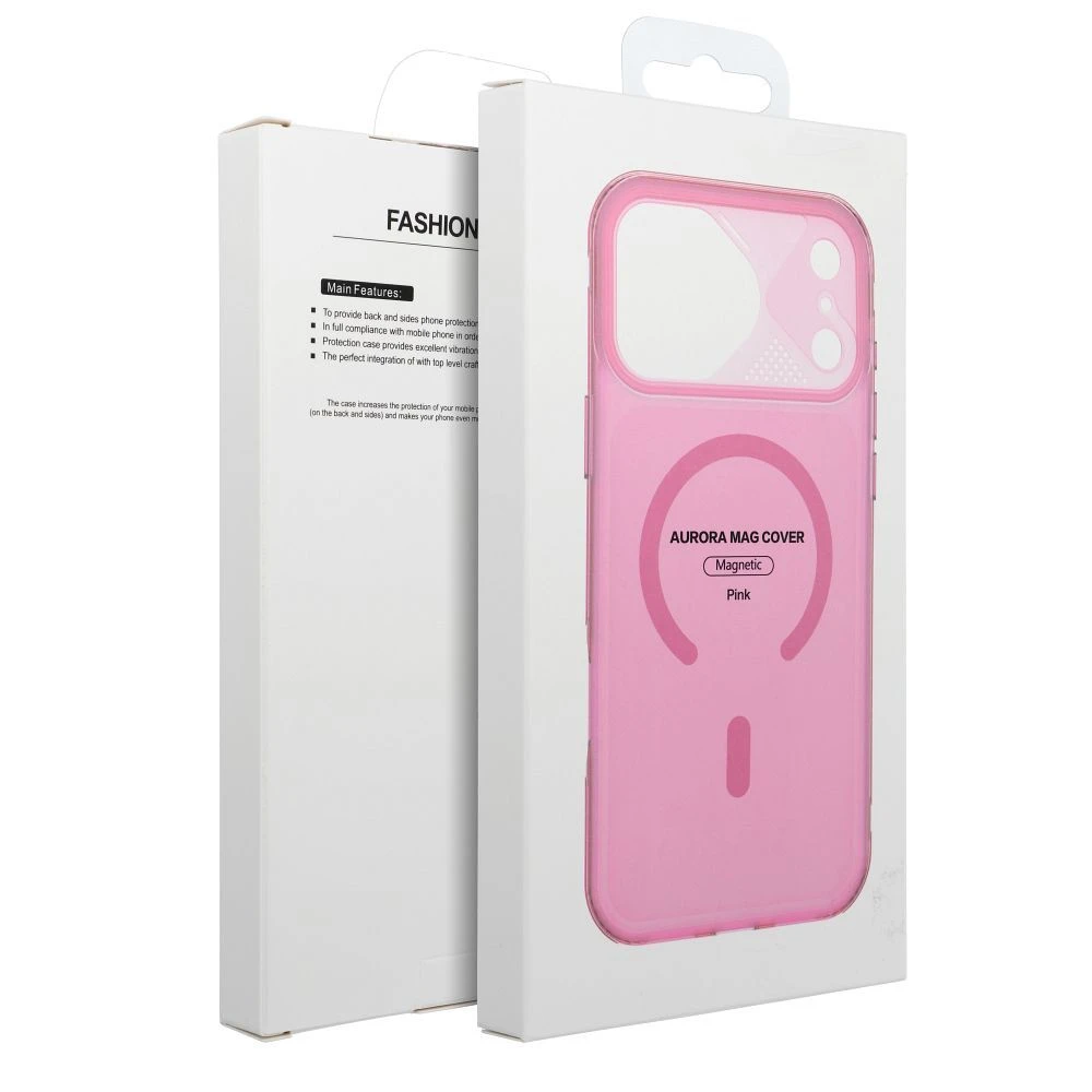 Case for iPhone 16 PRO Aurora compatible with MagSafe pink