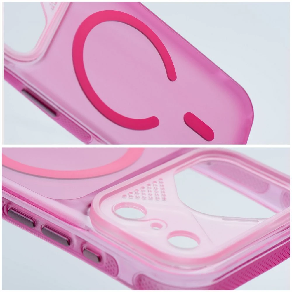 Case for iPhone 17 PRO Aurora compatible with MagSafe pink